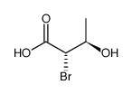 (2S,3R)-2-Bromo-3-hydroxybutanoic acid Structure