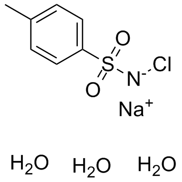 Chloramine-T trihydrate Structure