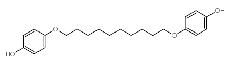 1,10-Bis(4-hydroxydiphenoxy)decane Structure