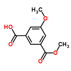 3-甲氧基-5-(甲氧羰基)苯甲酸结构式