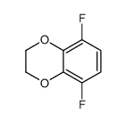 5,8-DIFLUORO-1,4-BENZODIXAN)结构式