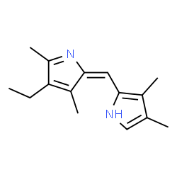1H-Pyrrole,2-[(4-ethyl-3,5-dimethyl-2H-pyrrol-2-ylidene)methyl]-3,4-dimethyl-(9CI) Structure