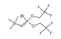 Br(CF3CH2O)2P=NSiMe3 Structure