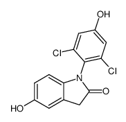 1-(2,6-dichloro-4-hydroxyphenyl)-5-hydroxyoxindole Structure