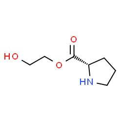 L-Proline, 2-hydroxyethyl ester (9CI) Structure