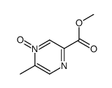 methyl 5-methyl-4-oxidopyrazin-4-ium-2-carboxylate结构式