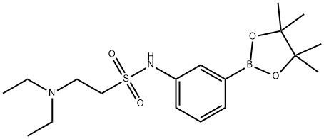3-(2-二乙氨基乙基磺酰氨基)苯硼酸频哪醇酯图片