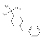 Piperidine,4-(1,1-dimethylethyl)-1-(phenylmethyl)- Structure