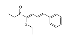 ethyl(1-(ethylsulfinyl)-4-phenylbuta-1,3-dien-1-yl)sulfane结构式