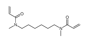 N-methyl-N-[6-[methyl(prop-2-enoyl)amino]hexyl]prop-2-enamide结构式