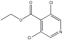Ethyl 3,5-dichloropyridine-4-carboxylate Structure