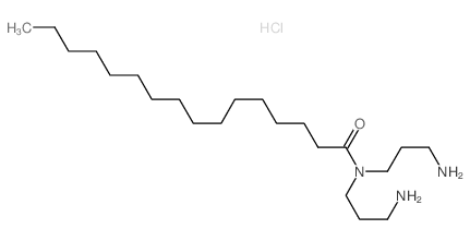 N,N-bis(3-aminopropyl)hexadecanamide Structure