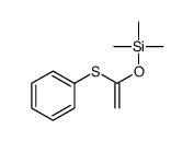 trimethyl(1-phenylsulfanylethenoxy)silane Structure