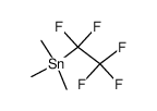 pentafluoroethyl-trimethyl-stannane Structure