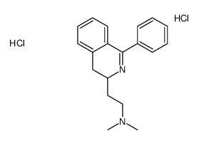 N,N-dimethyl-2-(1-phenyl-3,4-dihydroisoquinolin-3-yl)ethanamine,dihydrochloride结构式