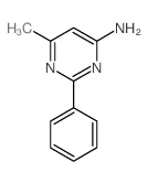 6-Methyl-2-phenylpyrimidin-4-amine Structure