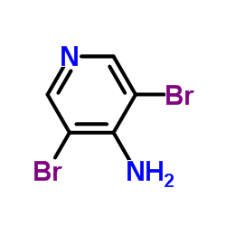 4-氨基-3,5-二溴吡啶结构式