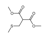 (methylsulfanyl-methyl)-malonic acid dimethyl ester结构式
