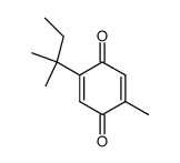 2-methyl-5-tert-pentyl-[1,4]benzoquinone结构式