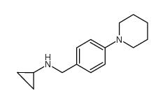 N-(4-哌啶-1-苄基)环丙胺结构式