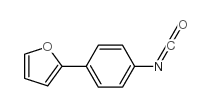 2-(4-异氰酰基苯基)呋喃结构式