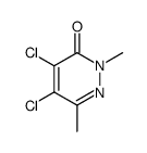 4,5-dichloro-2,6-dimethyl-pyridazin-3-one结构式