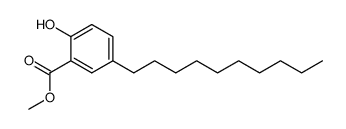 methyl 5-(n-decyl)salicylate Structure
