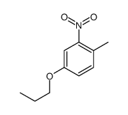 1-methyl-2-nitro-4-propoxybenzene结构式