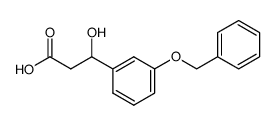 β-m-benzyloxyphenylhydracrylic acid结构式