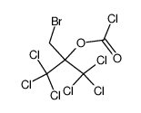 2-(bromomethyl)-1,1,1,3,3,3-hexachloropropan-2-yl carbonochloridate结构式