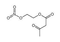 2-nitrooxyethyl 3-oxobutanoate Structure
