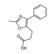 3-(2-methyl-4-phenyl-1,3-oxazol-5-yl)propanoic acid Structure