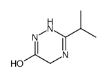 3-propan-2-yl-2,5-dihydro-1H-1,2,4-triazin-6-one结构式