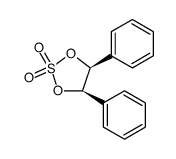 1,3,2-Dioxathiolane, 4,5-diphenyl-, 2,2-dioxide, (4R,5S)-rel结构式