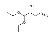 4,4-diethoxy-3-hydroxybutanal Structure