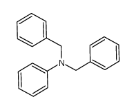Benzenemethanamine,N-phenyl-N-(phenylmethyl)- Structure