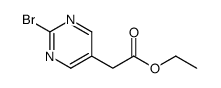 (2-bromo-pyrimidin-5-yl)-acetic acid ethyl ester Structure