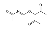 2,4-dioxopentan-3-yl N-acetylethanimidate结构式