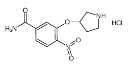 4-nitro-3-(pyrrolidin-3-yloxy)-benzamide hydrochloride图片