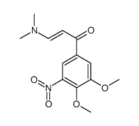 1-(3,4-dimethoxy-5-nitrophenyl)-3-(dimethylamino)prop-2-en-1-one结构式