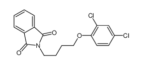 2-[4-(2,4-dichlorophenoxy)butyl]isoindole-1,3-dione结构式