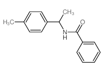 Benzamide,N-[1-(4-methylphenyl)ethyl]-结构式