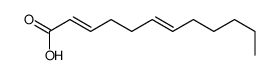 (2E,6Z)-dodeca-2,6-dienoic acid结构式
