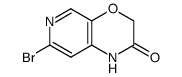 7-Bromo-1H-pyrido[3,4-b][1,4]oxazin-2(3H)-one结构式