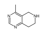 4-Methyl-5,6,7,8-tetrahydropyrido[4,3-d]pyrimidine Structure