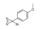 3-bromo-3-(4-methoxyphenyl)diazirine结构式