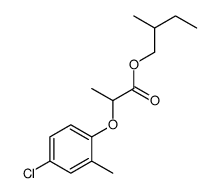 2-methylbutyl 2-(4-chloro-2-methylphenoxy)propanoate Structure