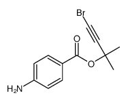 (4-bromo-2-methylbut-3-yn-2-yl) 4-aminobenzoate Structure