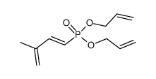 (3-methyl-buta-1,3-dienyl)-phosphonic acid diallyl ester Structure