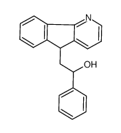 9-(β-hydroxy-β-phenylethyl)-4-azafluorene结构式